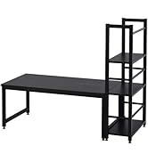 Amazon.co.jp: オーエスジェイ(OSJ) パソコンデスク 左右入替可 収納